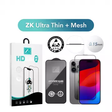 Захисне скло ZK для iPhone 14 Pro Max/15 Plus 2.5D Ultra Thin