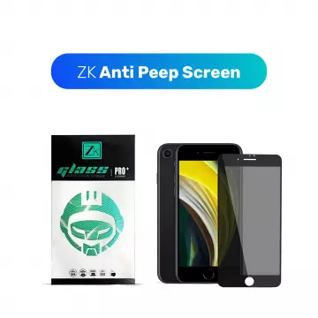 Захисне скло ZK для iPhone SE2 2.5D Anti Peep