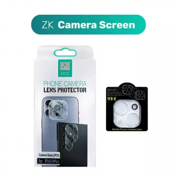 Захисне скло ZK для камери iPhone 15/15 Plus Full Cover