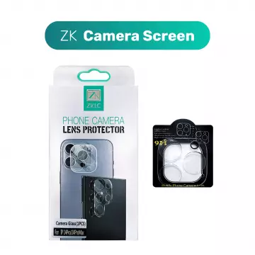 Захисне скло ZK для камери iPhone 15 Pro/15 Pro Max Full Cover