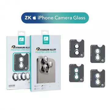 Захисне скло ZK для камери iPhone 16/16 Plus Lens Protection Glass
