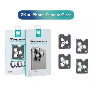 Захисне скло ZK для камери iPhone 16 Pro/16 Pro Max Lens Protection Glass